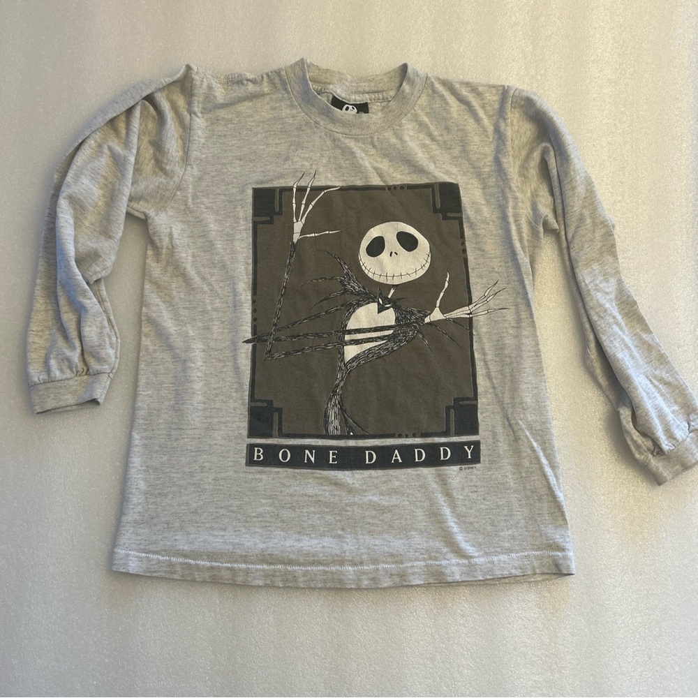 The Nightmare Before Christmas-Jack Skellington-Bone Daddy- Kids M-Long Sleeve